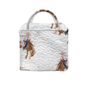 Casey Cowgirl Patchwork White Quilted Handbag