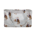 Casey Cowgirl Patchwork White Quilted Tote