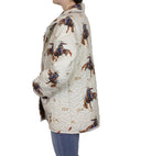 Casey Cowgirl Patchwork Linen Quilted Snap Jacket