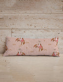Casey Cowgirl Patchwork Rose Quilted Oblong 14" x33" Pillow