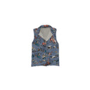 Cattle Drive Chambray Quilted Ruby Vest