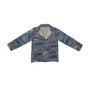 Cattle Drive Chambray Quilted Snap Jacket