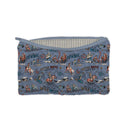 Cattle Drive Chambray Quilted Makeup Bag