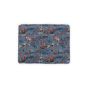 Cattle Drive Chambray Quilted Pet Bed