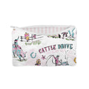 Cattle Drive Jewels Quilted Makeup Bag