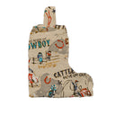 Cattle Drive Linen Quilted Boot Bag