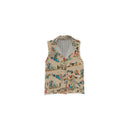 Cattle Drive Linen Quilted Ruby Vest