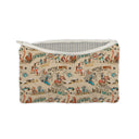 Cattle Drive Linen Quilted Makeup Bag