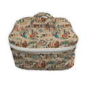 wild west rodeo pattern quilted travel bag 
