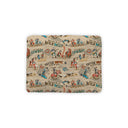 Cattle Drive Linen Quilted Pet Bed