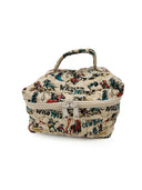 wild west rodeo pattern quilted travel bag 