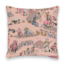 Cattle Drive Rose Quilted 20" Pillow