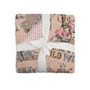 Cattle Drive Rose Baby Blanket