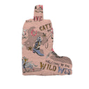 Cattle Drive Rose Quilted Boot Bag