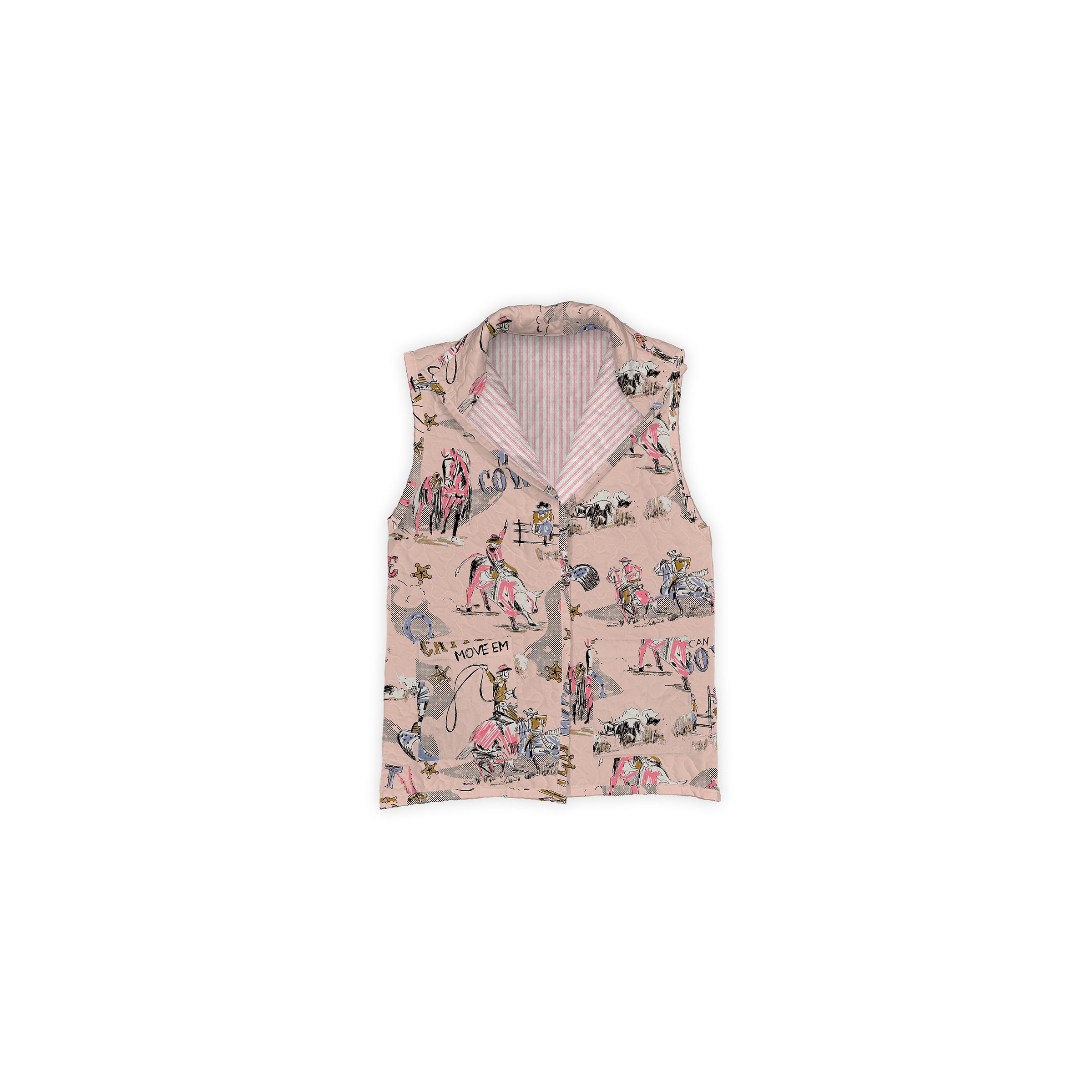 Cattle Drive Rose Quilted Ruby Vest – Ida Mae Home