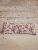 Cattle Drive Rose Quilted Oblong 14" x33" Pillow