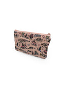 Cattle Drive Rose Makeup Bag
