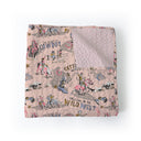 Cattle Drive Rose Baby Blanket