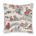 Cattle Drive Sand Quilted 20" Pillow