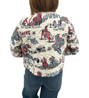 Cattle Drive Sand Cropped Quilted Jacket