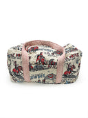 Cattle Drive Sand Quilted Weekender Duffle Bag