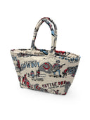 Cattle Drive Sand Quilted Handbag