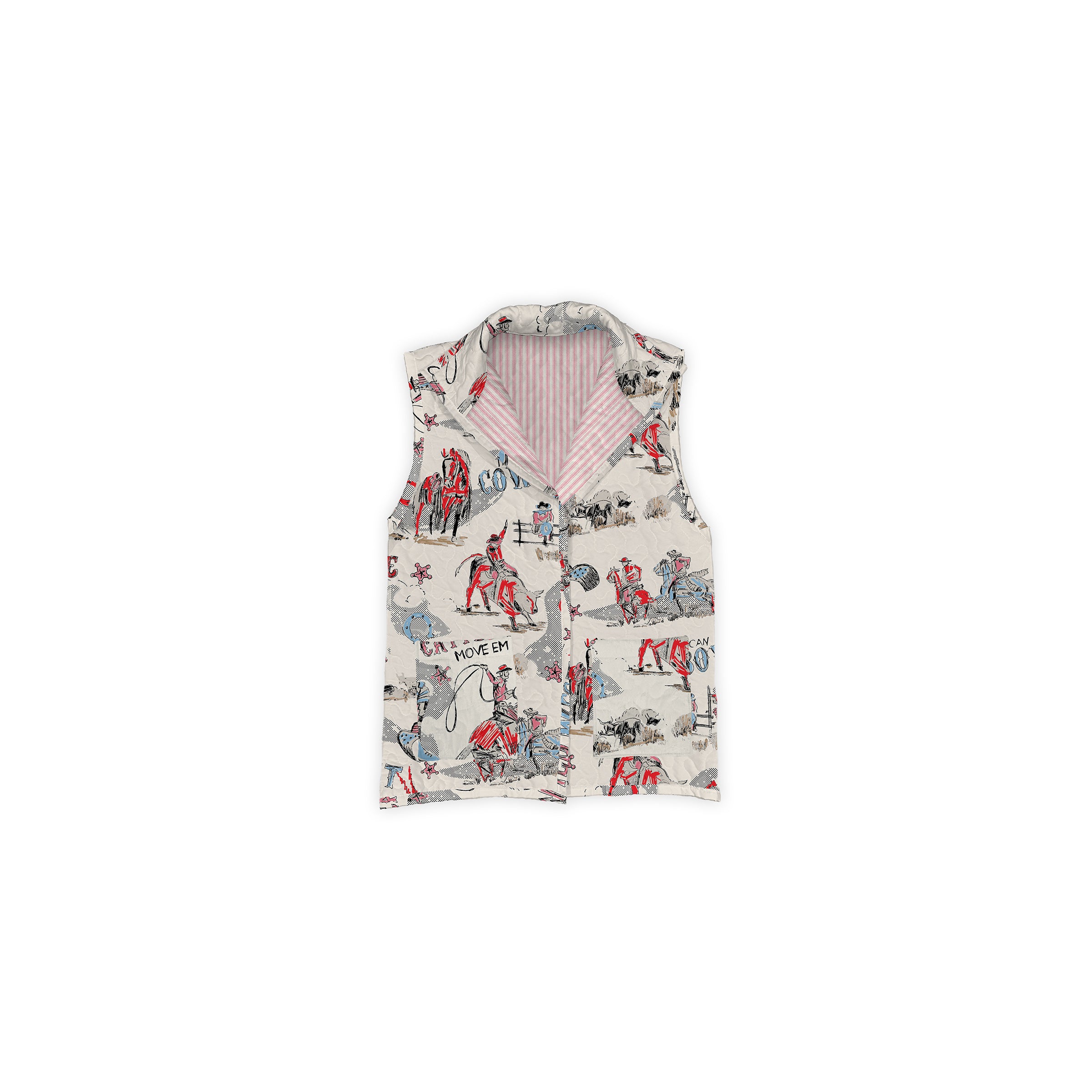 Cattle Drive Sand Quilted Ruby Vest – Ida Mae Home