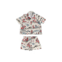 Cattle Drive Sand Shorty Pajama Set