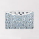 Charlotte Blue Quilted Makeup Bag