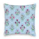 Charlotte Maya Blue Quilted 20" Pillow