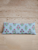Charlotte Maya Blue Quilted Oblong 14" x33" Pillow