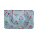 Charlotte Maya Blue Quilted Tote