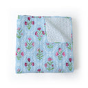 Charlotte Maya Blue Baby Blanket