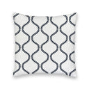 Charlotte Navy Quilted 20" Pillow