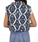 Charlotte Navy Quilted Cate Vest