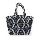 Charlotte Navy Quilted Handbag