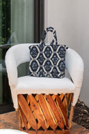 Charlotte Navy Quilted Handbag