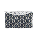 Charlotte Navy Quilted Makeup Bag