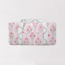 Charlotte Pink Quilted Weekender Duffle Bag