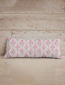 Charlotte Pink Quilted Oblong 14" x33" Pillow