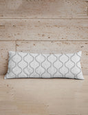 Plume De Paon Quilted Oblong 14" x33" Pillow
