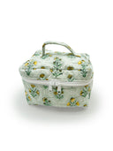 Charlotte Sage Quilted Travel Case