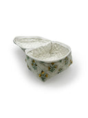 Charlotte Sage Quilted Travel Case
