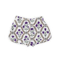 Game Day Purple Charlotte Quilted Scallop Shorts *Web Exclusive*