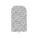 Charlotte White/Navy Quilted Garment Bag