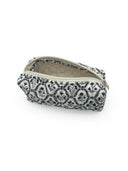 Charlotte White/Navy Quilted Hot Tools Bag