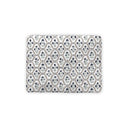Charlotte White/Navy Quilted Pet Bed