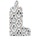 Charlotte White / Navy Quilted Boot Bag