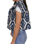 Charlotte Navy Quilted Cate Vest