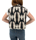 Chase Firebird Black Quilted Cate Vest